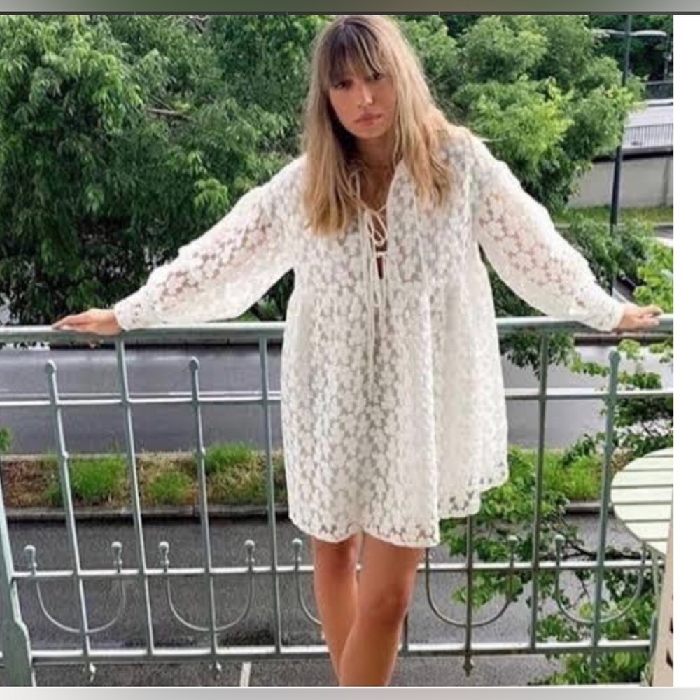 Zara Textured Detail Dress